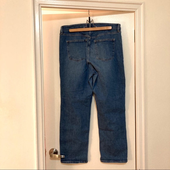 UNIQLO women's regular straight high rise jeans - Picture 2 of 6